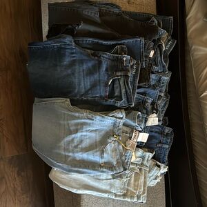 Jeans 8 pairs of jeans different brands/ different styles